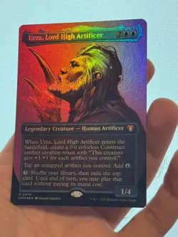 1X FOIL Urza, Lord High Artificer BORDERLESS MINT MTG Magic CMM Commander CEDH - Image 2