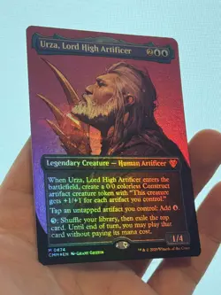 1X FOIL Urza, Lord High Artificer BORDERLESS MINT MTG Magic CMM Commander CEDH - Image 3