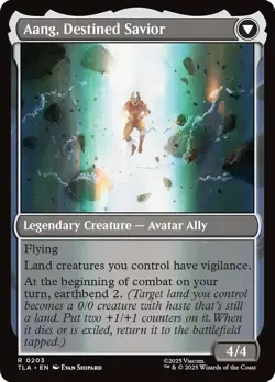 Aang, at the Crossroads [Avatar: The Last Airbender] MTG - Image 2