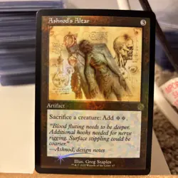 Ashnod's Altar (Schematic) The Brothers' War: Retro Frame Artifacts Foil - Image 1