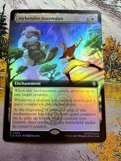 MTG Avatar: The Last Airbender: Airbender Ascension FOIL Extended Art Rare NM - Image 1