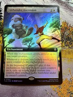 MTG Avatar: The Last Airbender: Airbender Ascension FOIL Extended Art Rare NM - Image 2