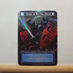 Order of the Pale Worm FOIL Exceptional Sorcery Contested Realm Gothic - Image 1