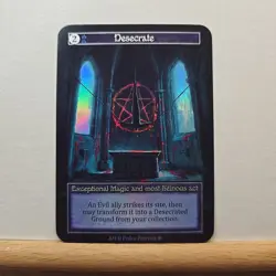 Desecrate FOIL Exceptional Sorcery Contested Realm Gothic - Image 1