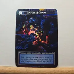 Murder of Crows FOIL Ordinary Sorcery Contested Realm Gothic - Image 1