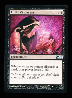 * * 1x Liliana's Caress x1 * * M11 MTG NM Near Mint or Close - Image 1