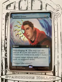 MTG Spider-Sense (Promo, Extended Art, Foil) - Marvel's Spider-Man (SPM) #0284 - Image 1