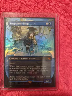 Snapcaster Mage Borderless Chocobo Track FOIL Final Fantasy Foil MTG Magic - Image 1