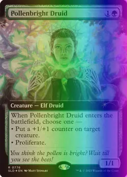 MTG Pollenbright Druid (776/3004) Secret Lair Drop Series LP FOIL - Image 1