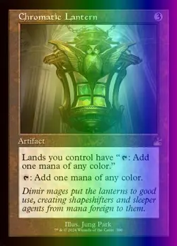 MTG Magic the Gathering Chromatic Lantern (390/573) Ravnica Remastered LP FOIL - Image 1