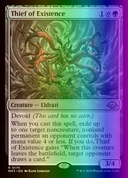 MTG Magic the Gathering Thief of Existence (174/703) Modern Horizons 3 NM FOIL - Image 1
