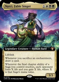 MTG Magic the Gathering Narci, Fable Singer (775/1173) Commander Masters LP - Image 1