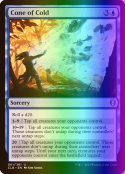 MTG Cone of Cold (61/1080) Commander Legends Battle for Baldur's Gate LP FOIL - Image 1