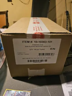 Pokemon SV06 Twilight Masquerade Factory Sealed Sleeved booster 144 Pack Case - Image 1