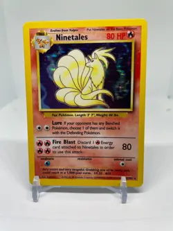 Ninetales 12/102 - Pokemon TCG Base Set Holo MP/HP - Image 1