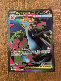 Pokemon TCG Mega Charizard X Ex 109/094 Phantasmal Flames Ultra Rare Holo Mint - Image 1