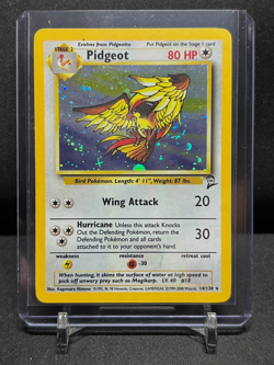 Pidgeot 14/130 Holo Rare Pokemon 2000 Base Set 2 MP - Image 1
