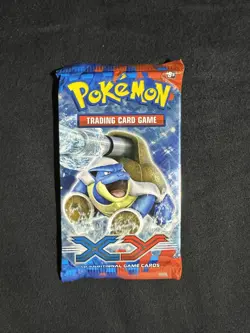Pokemon TCG X&Y Base Booster Pack (Mega Blastoise Art) 2014 x 1 SEALED - Image 1
