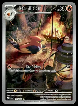 2023 Scarlet & Violet Series - Paldea Evolved Fletchinder Illustration Rare #199 - Image 1