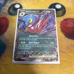 Toxicroak ex - 131/198 Scarlet & Violet Ultra Rare Pokemon - NM/MINT - Image 1