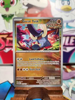 Great Tusk 055/131 Master Ball - Prismatic Evolutions - Pokemon TCG - SHIPS FAST - Image 1
