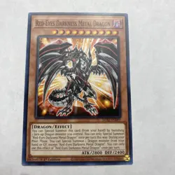 Yugioh Red-eyes Darkness Metal Dragon Sdaz-en007 Albaz Strike 1st Edition common - Image 1
