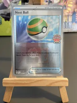 Nest Ball Holo 181/198 EUIC International Europe Stamped Promo 2024 Pokemon Card - Image 1