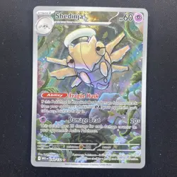 Shedinja - Alt Art - 144/132 - Mega Evolution - Illustration Rare Pokemon Card - Image 1