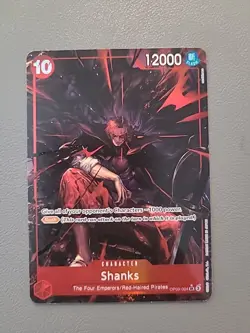 Op09-004 Shanks SR AA One Piece Card - Image 1