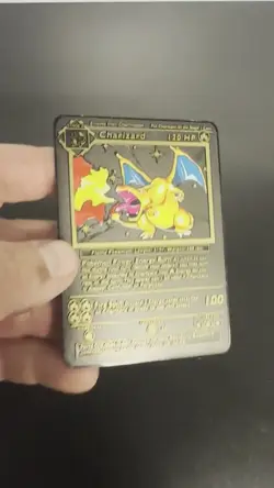 Charizard 120HP black Metal Pokemon Card Fan Art! - Image 2