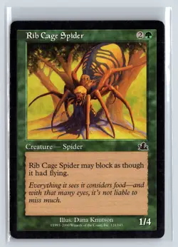 (2x) RIB CAGE SPIDER - MTG Magic the Gathering Card - Prophecy - Common - Image 1