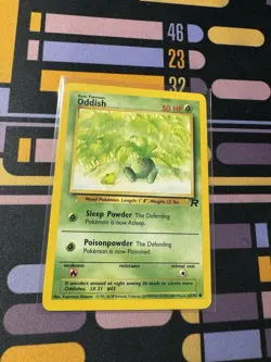 ODDISH - 63/82 - Team Rocket - Pokemon Card - LP - Image 1
