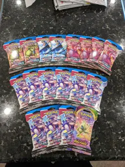 18 Pokemon 2021 Battle Styles Vivid Voltage 10 Card Booster Packs Factory Sealed - Image 1