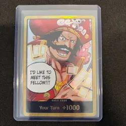 DON!! Card (Gold D. Roger) (Gold Frame) One Piece Card [OP-13] ENGLISH - Image 1
