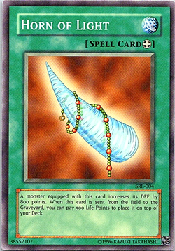 Horn Of Light SRL-004 Yu-Gi-Oh! Card Light Play Unlimited - Image 1