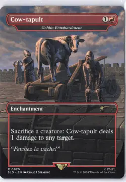 Cow-tapult - Goblin Bombardment R Secret Lair Drop Series 825 NM - Image 1