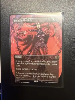 MTG Commander Masters #695 Deadly Rollick (Borderless) NM - Image 1