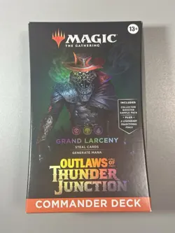 Grand Larceny - Outlaws of Thunder Junction Commander Deck MTG OTJ EDH Gonti - Image 1