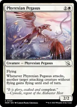 PHYREXIAN PEGASUS x4 mtg NM-M March of The Machine 4 Common - Image 1
