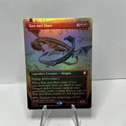 1x WOTC Avatar: The Last Airbender Ran and Shaw foil (Borderless) (R) 0325 NM x1 - Image 1