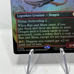 1x WOTC Avatar: The Last Airbender Ran and Shaw foil (Borderless) (R) 0325 NM x1 - Image 5