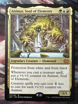 Animar, Soul of Elements - 2X2 Double Masters #171 Mythic, NM - Image 1