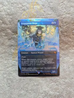 Snapcaster Mage (Borderless) (Chocobo Track Foil) Commander: Final Fantasy Foil - Image 1