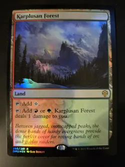 Karplusan Forest NM FOIL Dominaria United MTG FREE SHIPPING - Image 1