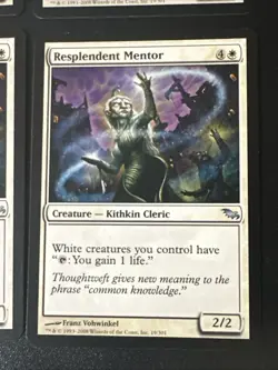 Resplendent Mentor X4 Shadowmoor Ex Condition See Pics Front Back - Image 2