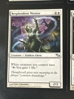 Resplendent Mentor X4 Shadowmoor Ex Condition See Pics Front Back - Image 3