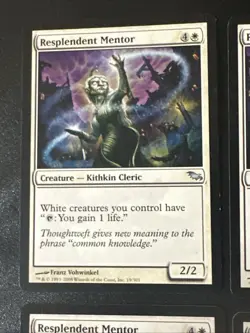 Resplendent Mentor X4 Shadowmoor Ex Condition See Pics Front Back - Image 5