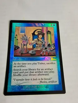 Tinker FOIL Urza's Legacy LP+ MTG Magic the Gathering - Image 1