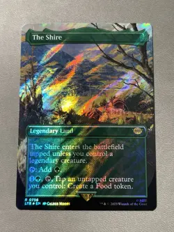 The Shire (Borderless) (Surge Foil) Universes Beyond: The Lord of the Rings: NM - Image 1