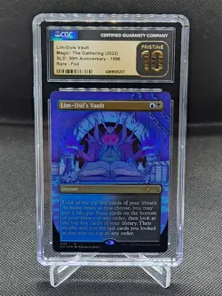 MTG SLD 30th Anniversary Foil Lim-Dul's Vault 1996 CGC PRISTINE 10 - Image 1